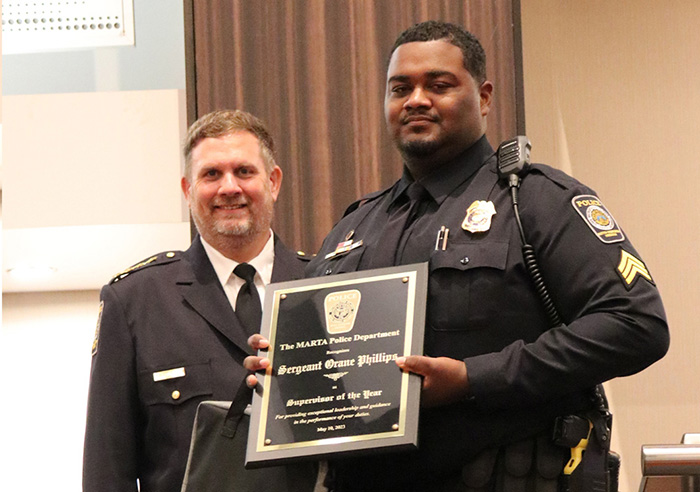 Supervisor of the Year - Sergeant Orane Phillips